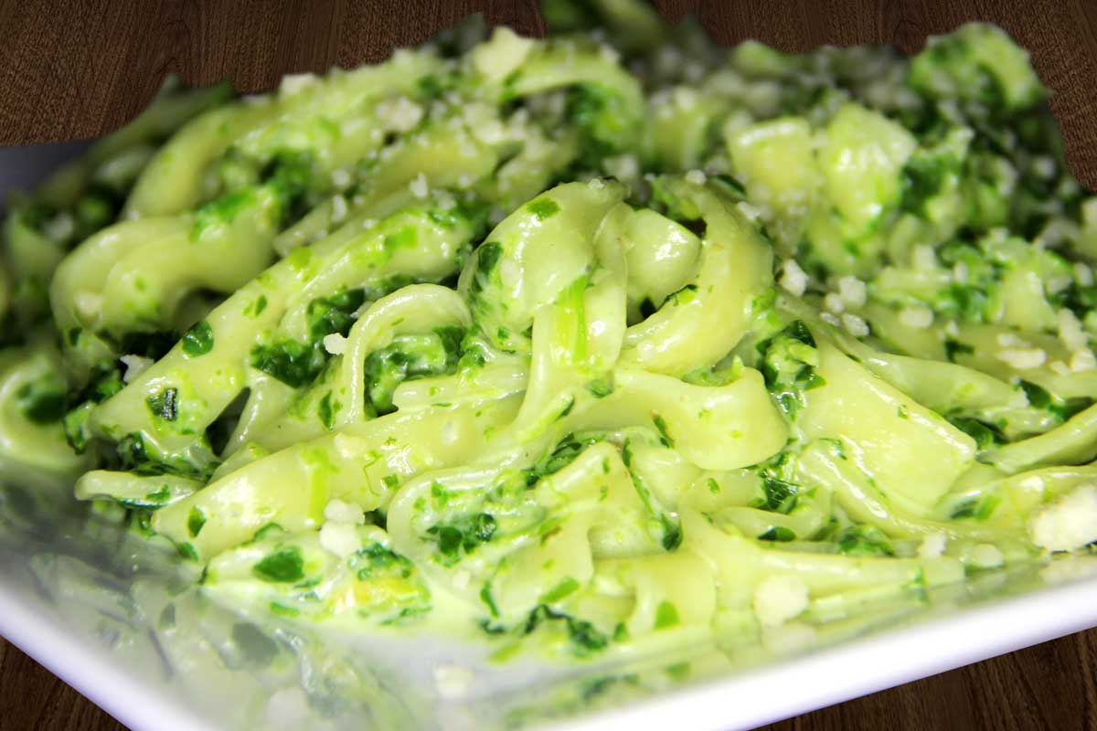 PASTA WITH SPINACH (400g)